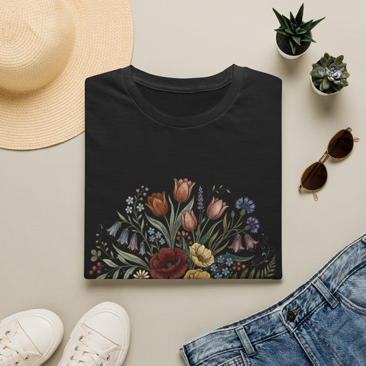 Floral Bouquet Tee — Vintage Wildflower Garden Shirt