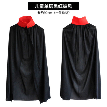 Halloween Costume Adult cosplay Death Cloak Performance Costume Black Wizard Robe Cloak Vampire