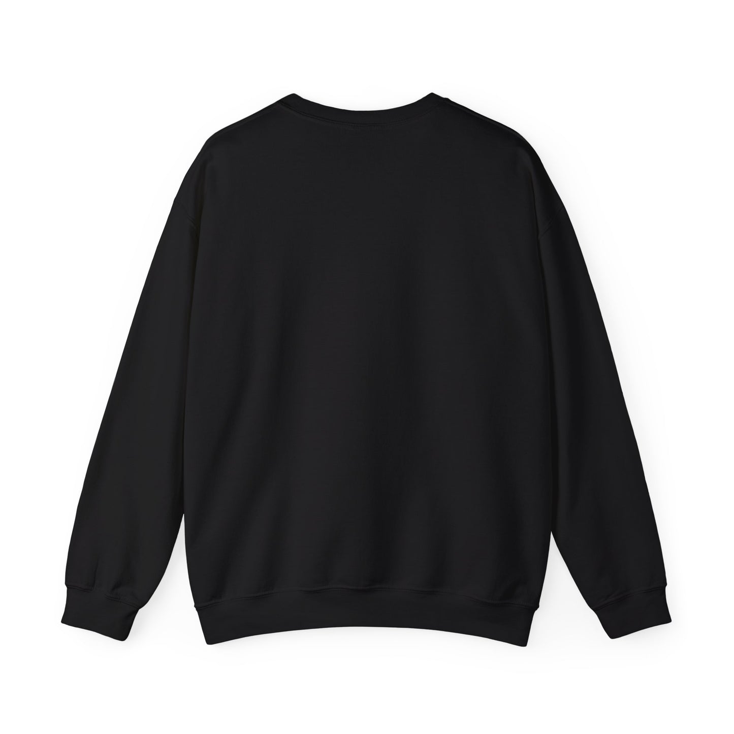 Geometric Wolf Head Crewneck Sweatshirt — Colorful Fierce Wolf Graphic