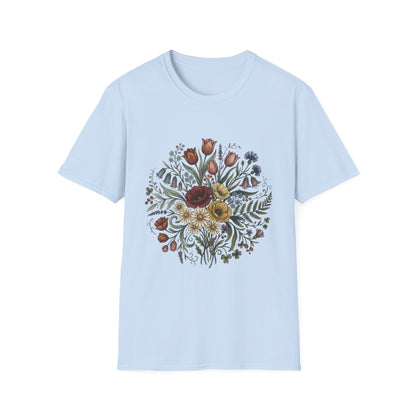 Floral Bouquet Tee — Vintage Wildflower Garden Shirt
