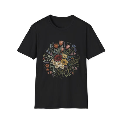 Floral Bouquet Tee — Vintage Wildflower Garden Shirt