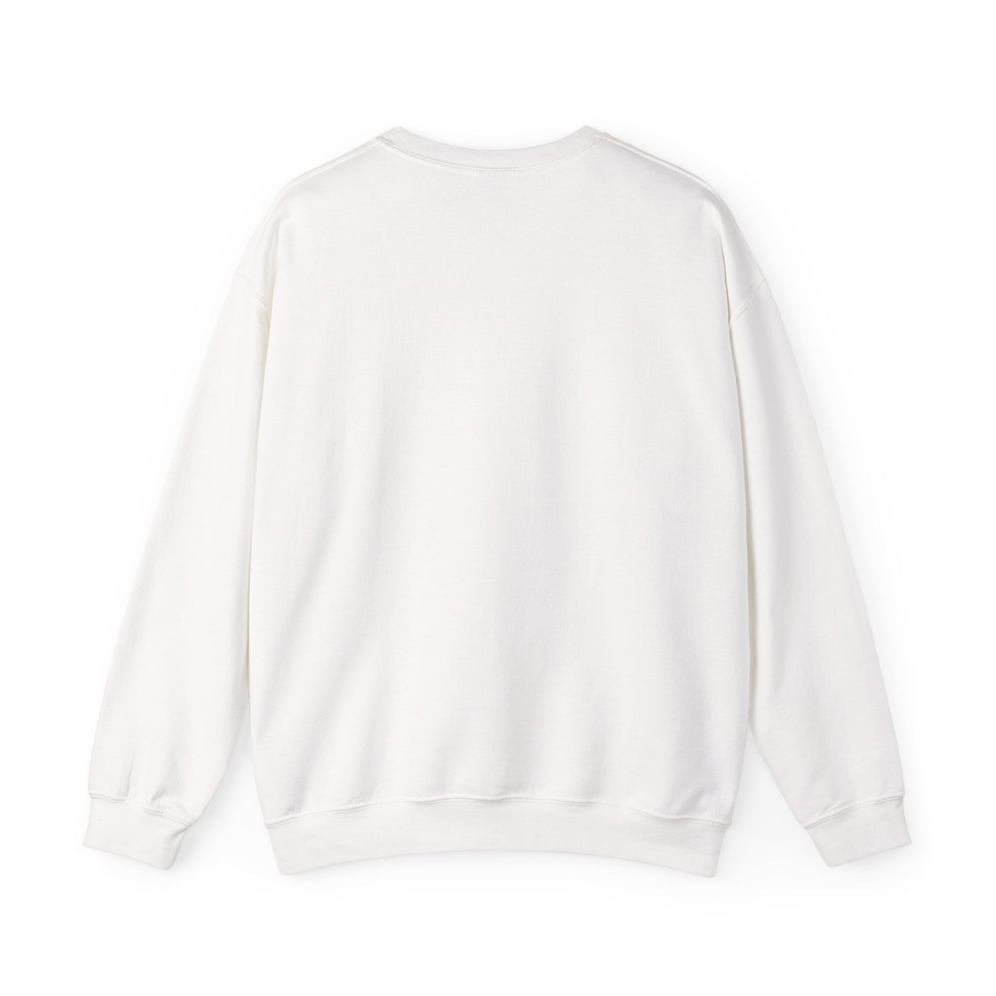 Geometric Wolf Head Crewneck Sweatshirt — Colorful Fierce Wolf Graphic