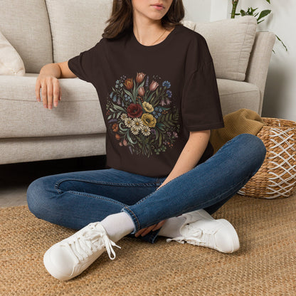 Floral Bouquet Tee — Vintage Wildflower Garden Shirt