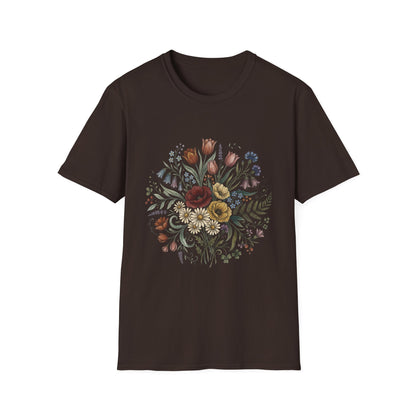 Floral Bouquet Tee — Vintage Wildflower Garden Shirt