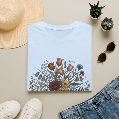 Floral Bouquet Tee — Vintage Wildflower Garden Shirt