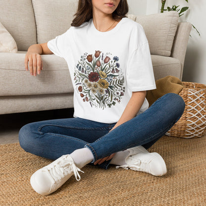 Floral Bouquet Tee — Vintage Wildflower Garden Shirt