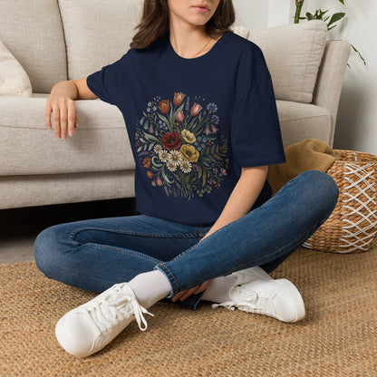 Floral Bouquet Tee — Vintage Wildflower Garden Shirt
