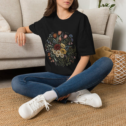 Floral Bouquet Tee — Vintage Wildflower Garden Shirt