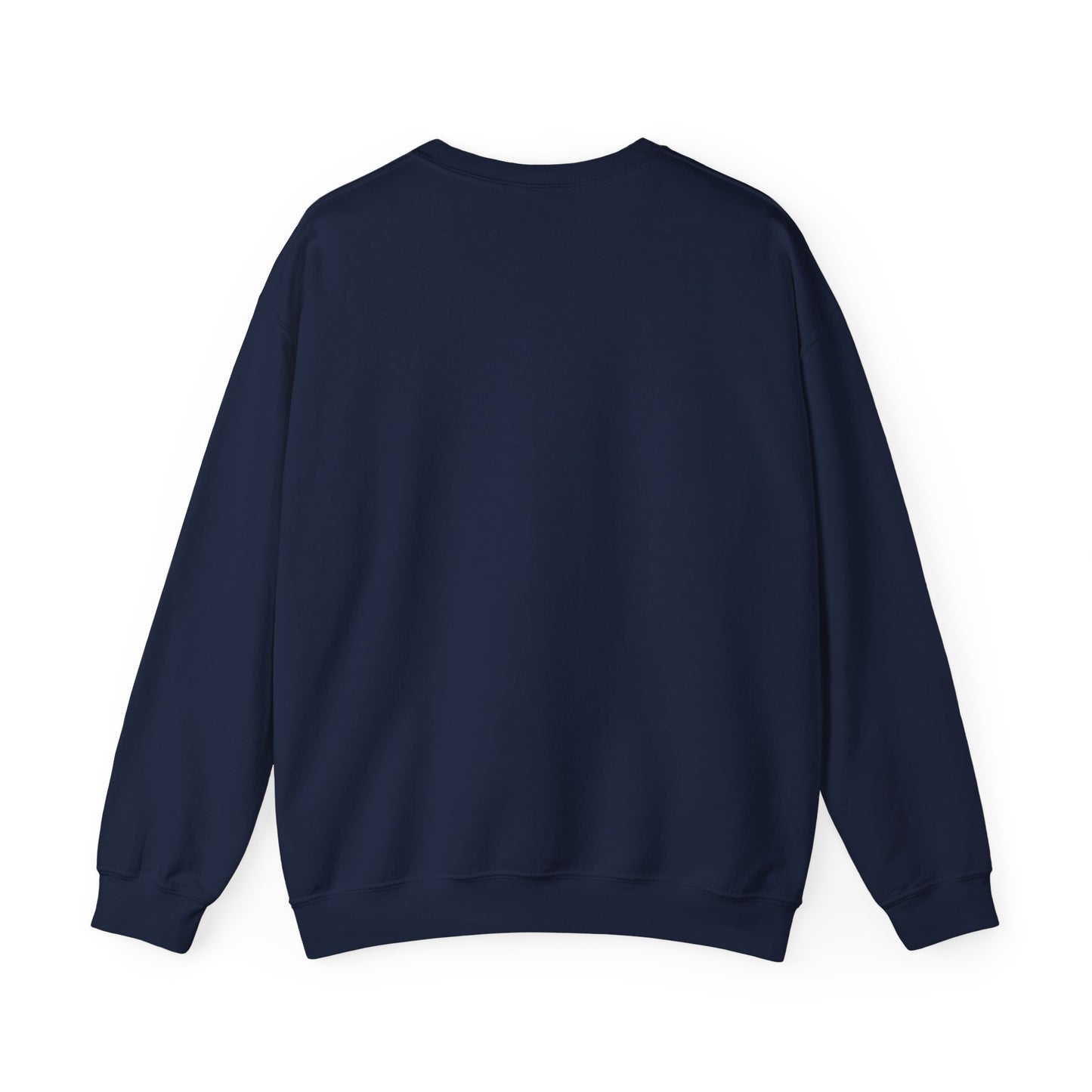 Geometric Wolf Head Crewneck Sweatshirt — Colorful Fierce Wolf Graphic