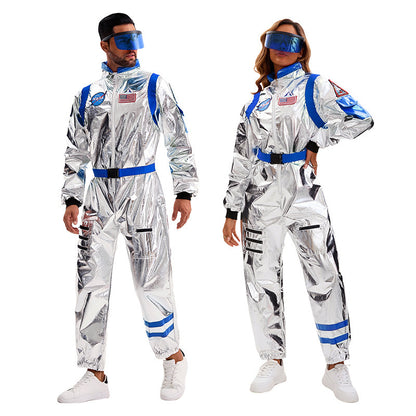 Halloween Performance Costumes for Men and Women, Wandering Earth Astronaut Clothes, Space Suits, Pilot Cos Astronaut Costumes