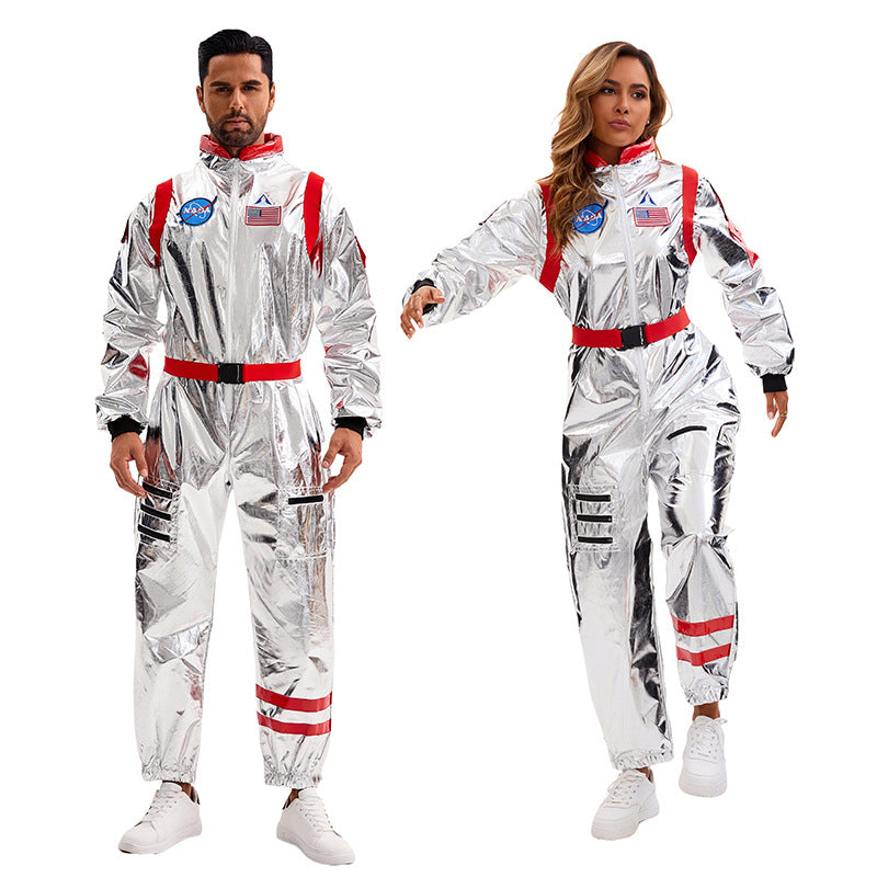 Halloween Performance Costumes for Men and Women, Wandering Earth Astronaut Clothes, Space Suits, Pilot Cos Astronaut Costumes