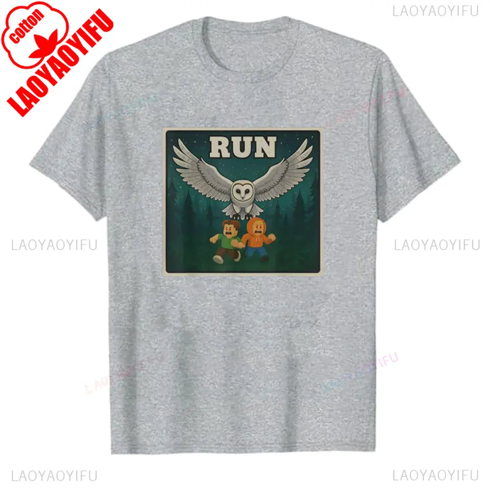 99 Nights Shirt in The Forest 8 Designs Bundle Inspired Gaming Aesthetic Run Halloween Owl in The Forest Kids Meme Men's T-Shirt