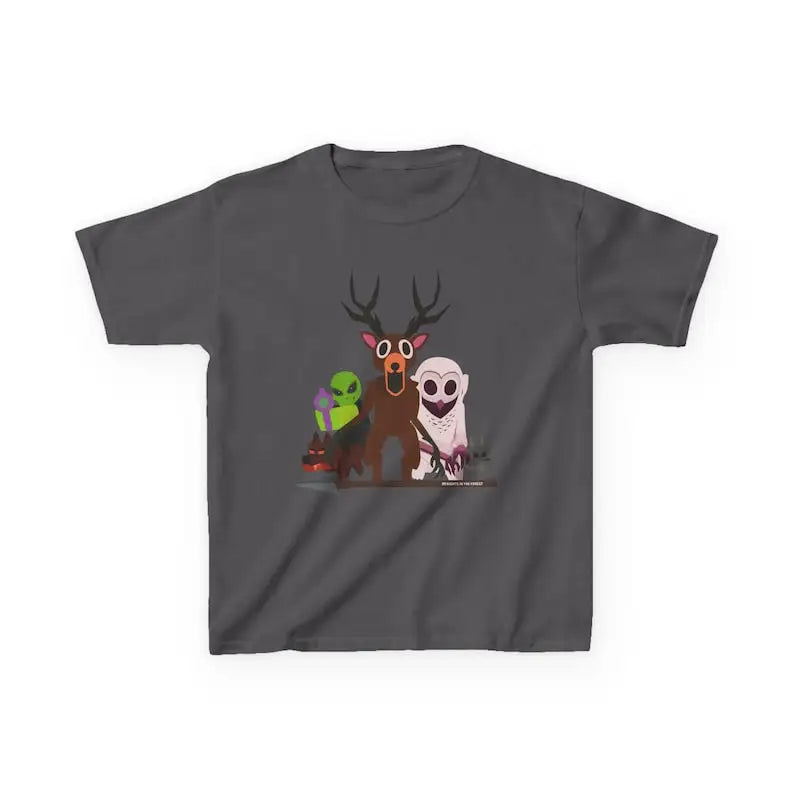 99 Nights in The Forest Inspired Deer Owl and Alien Funny Game Tee Perfect for Nature Lovers Birthday Gifts Halloween Fun Tops