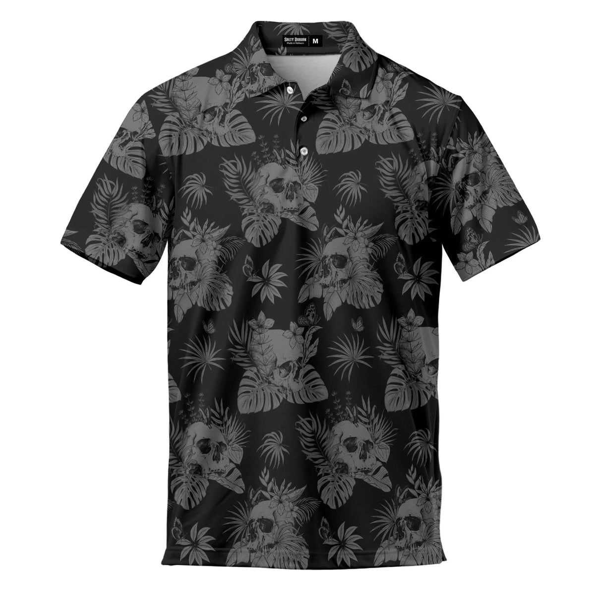 Polo Skull Hawaiian Shirts For Men Skeleton Mens Golf Polo Shirts Short Sleeve 2025 Golf Shirts Horror Zombie Halloween Tops