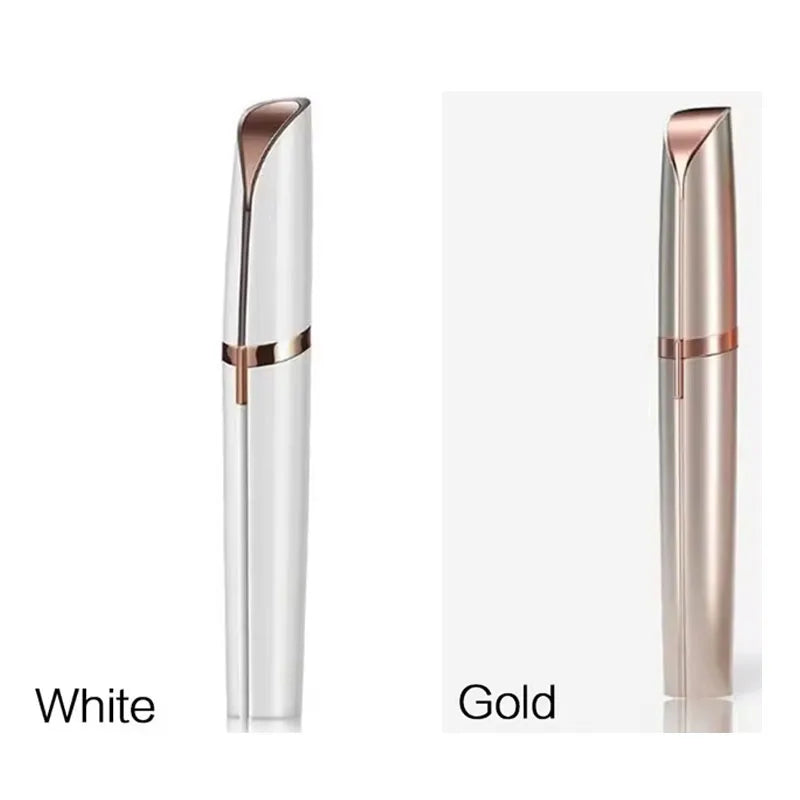 1/2/3pcs Rechargeable Mini Painless Electric Eyebrow Trimmer Facial Hair Removal Shaver Epilator Pen Kit For Women