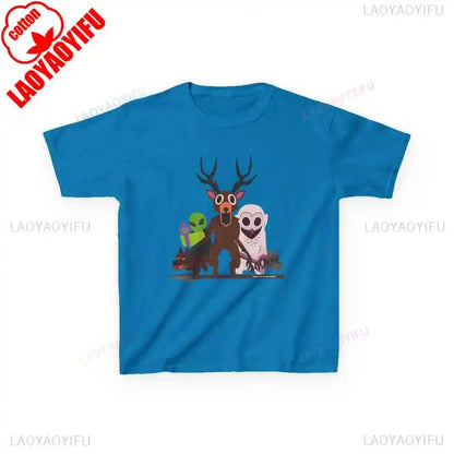 99 Nights in The Forest Inspired Deer Owl and Alien Funny Game Tee Perfect for Nature Lovers Birthday Gifts Halloween Fun Tops