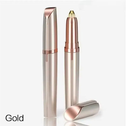 1/2/3pcs Rechargeable Mini Painless Electric Eyebrow Trimmer Facial Hair Removal Shaver Epilator Pen Kit For Women