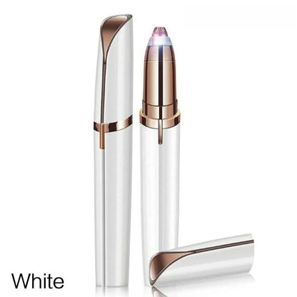 1/2/3pcs Rechargeable Mini Painless Electric Eyebrow Trimmer Facial Hair Removal Shaver Epilator Pen Kit For Women