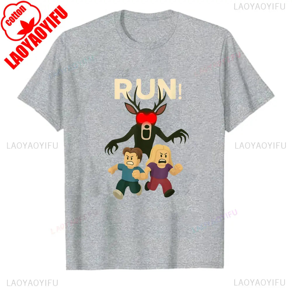 99 Nights Shirt in The Forest 8 Designs Bundle Inspired Gaming Aesthetic Run Halloween Owl in The Forest Kids Meme Men's T-Shirt