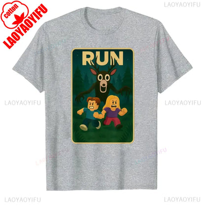 99 Nights Shirt in The Forest 8 Designs Bundle Inspired Gaming Aesthetic Run Halloween Owl in The Forest Kids Meme Men's T-Shirt