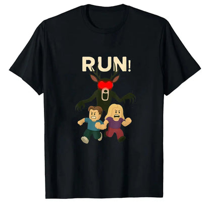 99 Nights Shirt in The Forest 8 Designs Bundle Inspired Gaming Aesthetic Run Halloween Owl in The Forest Kids Meme Men's T-Shirt